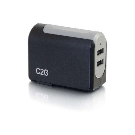 C2G 2 Port USB Wall Chgr AC USB 20276C2G